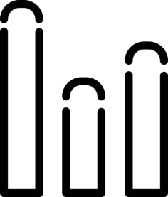 Musical Sound Bars Outline Svg Vector, Free Vectors File